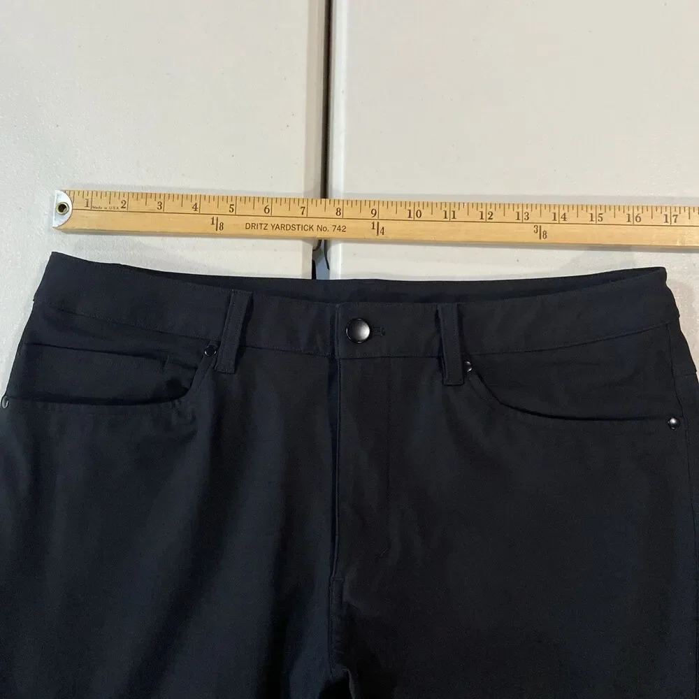 Lululemon Pants Men 32x33 Black Commission ABC 6 Pocket Warpstreme E40416